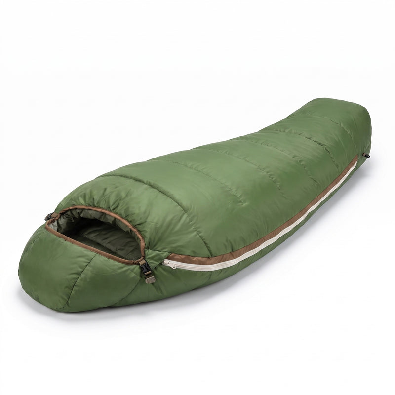 Mummy Sleeping Bag Cotton Filled 10F Rated Winter Camping Sack, product photo 6