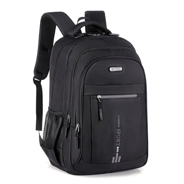 Nylon Laptop Backpack Quilted Sleeve Large Capacity Travel Daypack