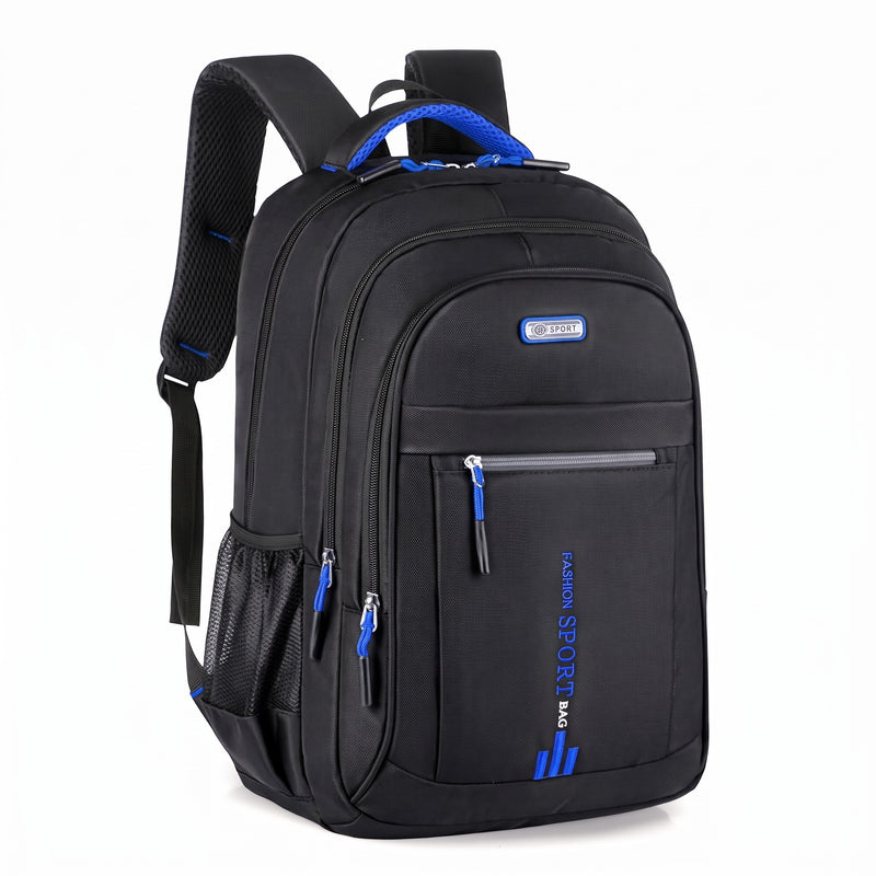 Nylon Laptop Backpack Quilted Sleeve Large Capacity Travel Daypack, product photo 7