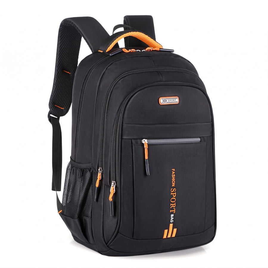 Nylon Laptop Backpack Quilted Sleeve Large Capacity Travel Daypack, product photo 8
