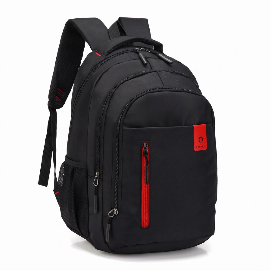 Nylon Laptop Backpack Quilted Sleeve Large Capacity Travel Daypack, product photo 9
