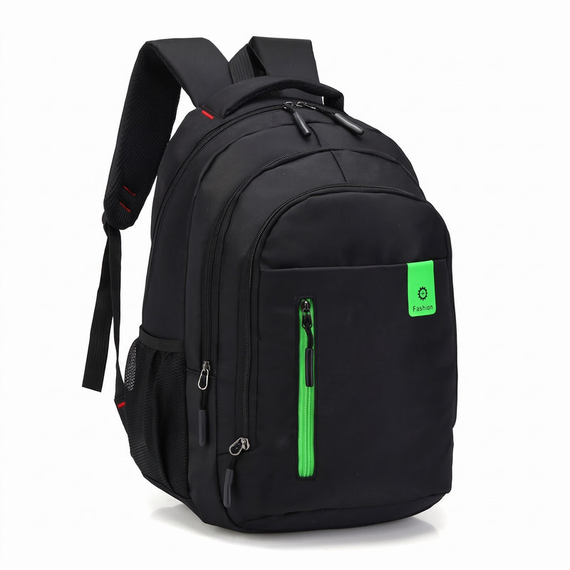 Nylon Laptop Backpack Quilted Sleeve Large Capacity Travel Daypack, product photo 12