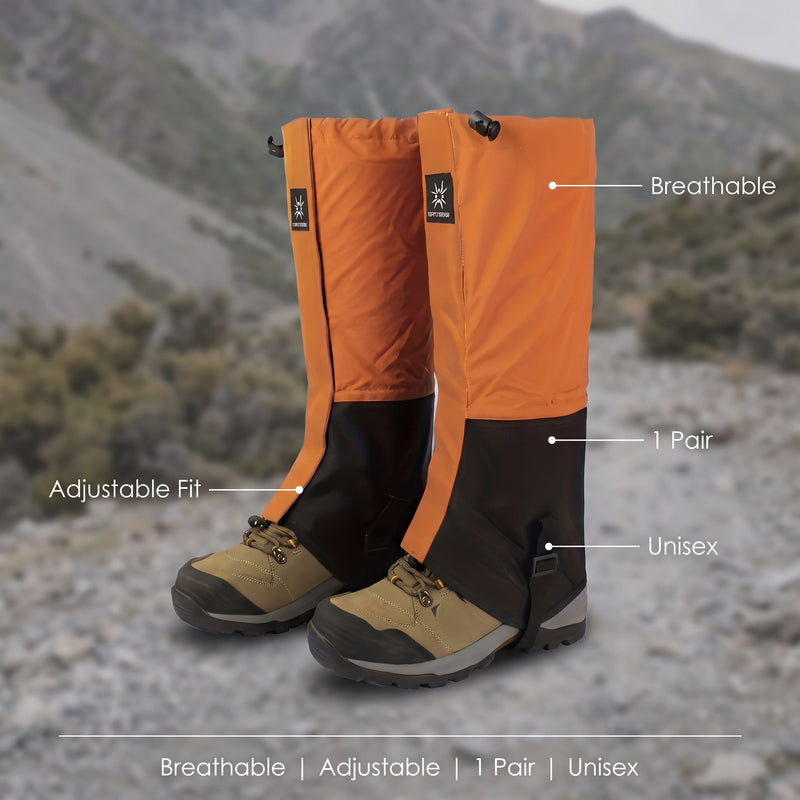 Outdoor Leg Gaiters Breathable Adjustable Polyester Shin Guards, product photo 2