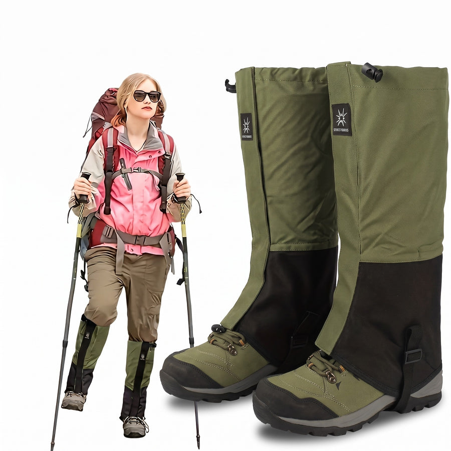 Outdoor Leg Gaiters Breathable Adjustable Polyester Shin Guards, product photo 7