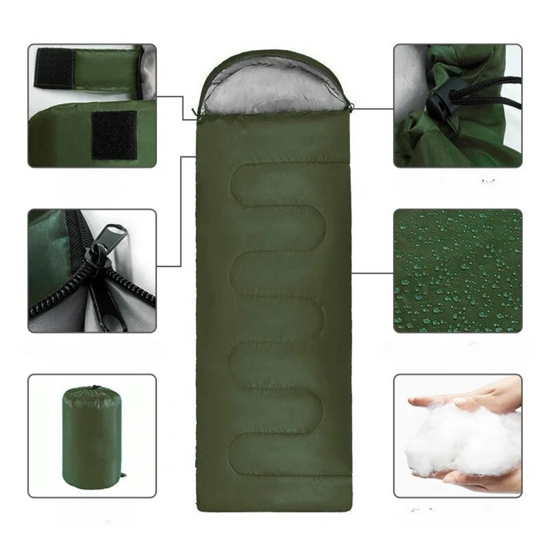 Outdoor Sleeping Bag Lightweight Camping Bag 10-25C Portable – product view 4 | Great Lakes Outdoor