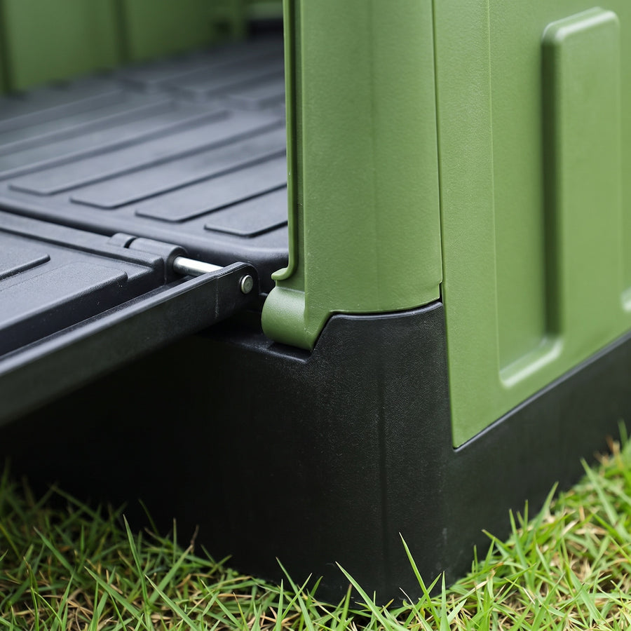 Portable Camping Toilet Folding 5 Gallon Bucket Seat Waste Bin, product photo 4