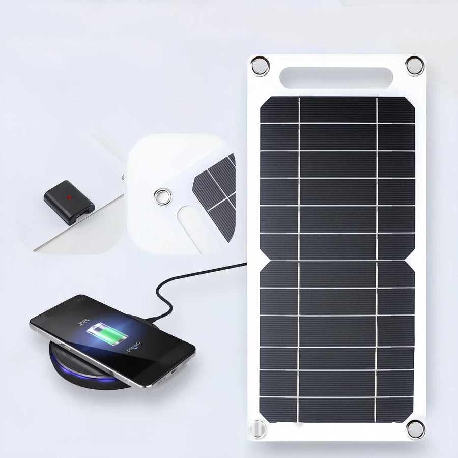 Portable Solar Charger 35W Compact USB Panel for Hiking – product view 8 | Great Lakes Outdoor