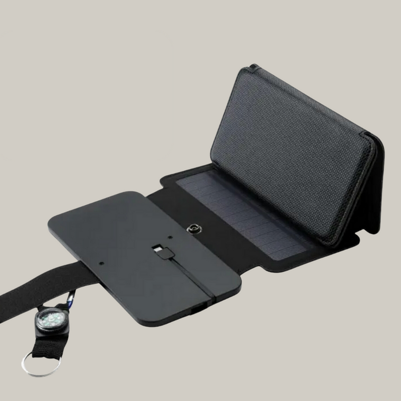 Portable Solar Charger Compact Foldable Backpack Power Panel – product view 2 | Great Lakes Outdoor