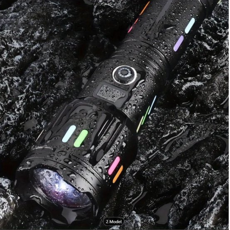 Rechargeable LED Tactical Flashlight High Lumen Waterproof Torch – product view 8 | Great Lakes Outdoor