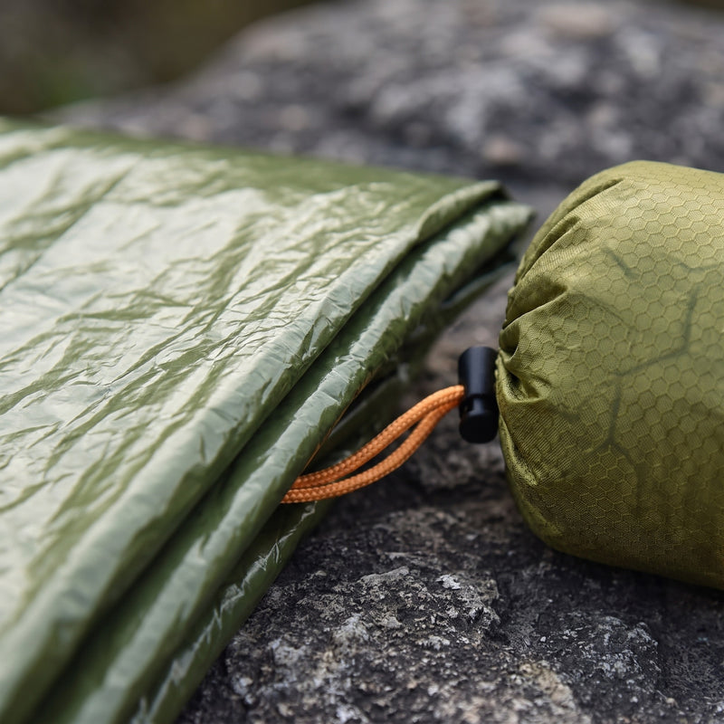 Reusable Emergency Blanket Survival Thermal Foil With Carry Pouch, product photo 4