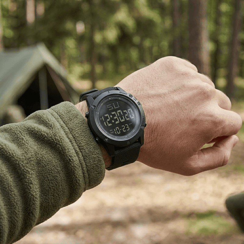 Rugged Digital Sport Watch Waterproof Outdoor Hiking Timepiece – product view 2 | Great Lakes Outdoor