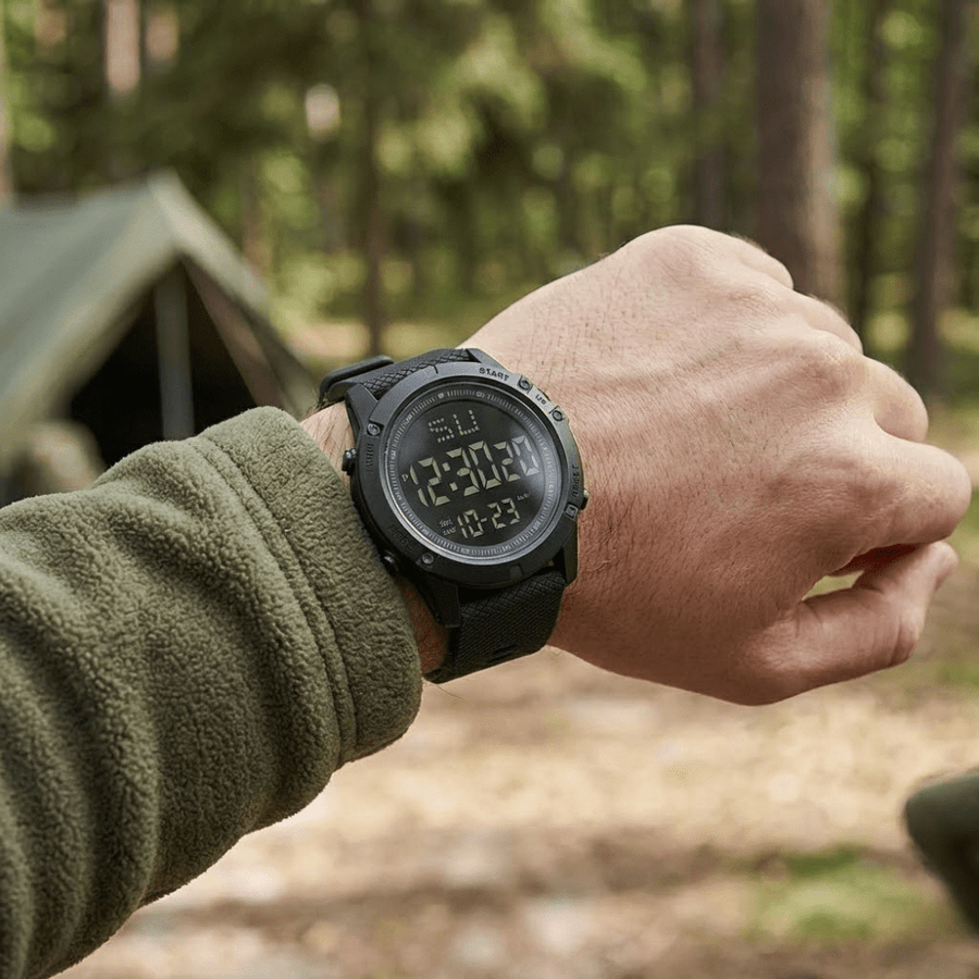 Rugged Digital Sport Watch Waterproof Outdoor Hiking Timepiece – product view 2 | Great Lakes Outdoor