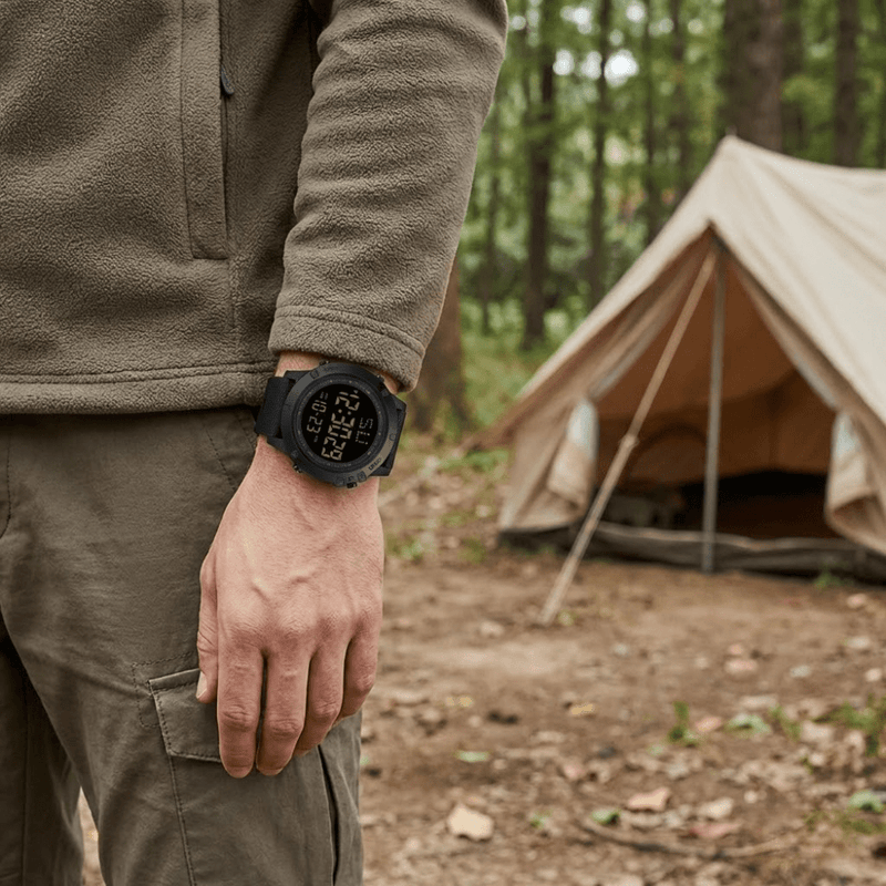 Rugged Digital Sport Watch Waterproof Outdoor Hiking Timepiece – product view 4 | Great Lakes Outdoor