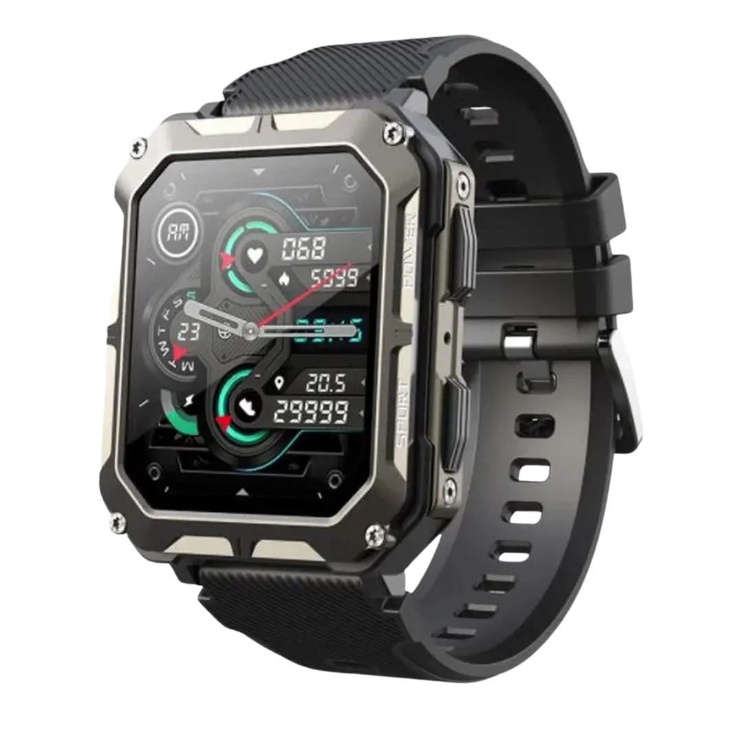 Rugged Smartwatch IP68 Waterproof Heart Rate Fitness Tracker – product view 1 | Great Lakes Outdoor