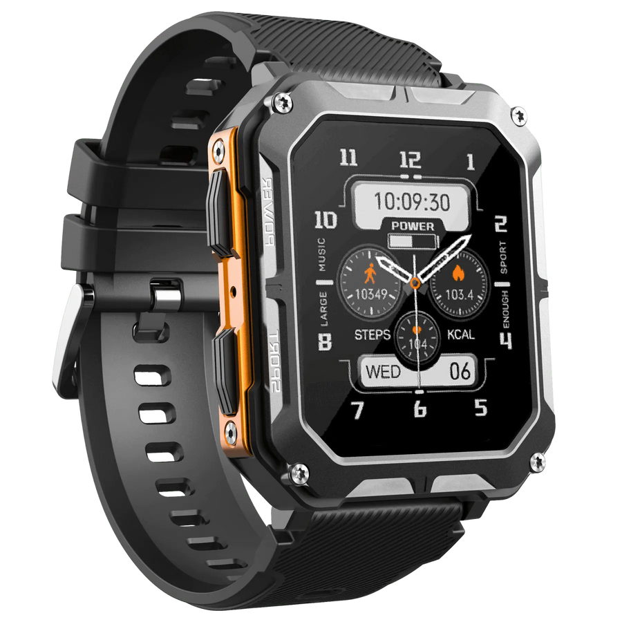 Rugged Smartwatch IP68 Waterproof Heart Rate Fitness Tracker – product view 5 | Great Lakes Outdoor