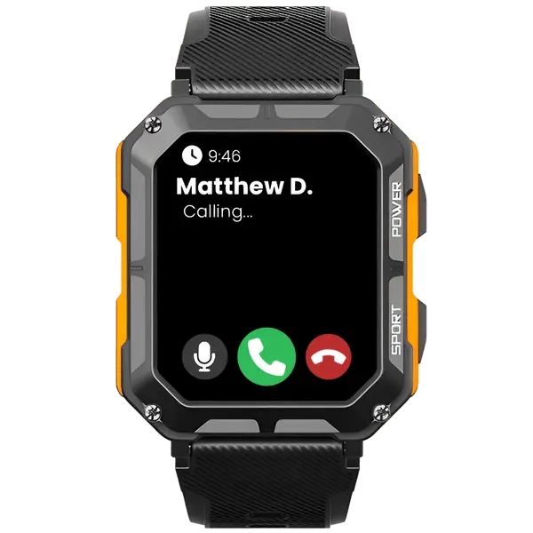 Rugged Smartwatch IP68 Waterproof Heart Rate Fitness Tracker – product view 8 | Great Lakes Outdoor