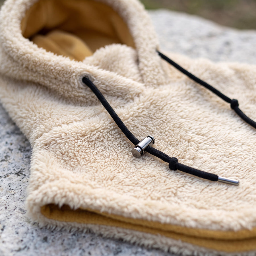 Sherpa Hood Balaclava Polar Fleece Ski Mask Extended Neck Warmer, product photo 4