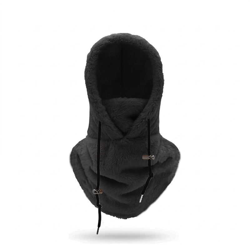 Sherpa Hood Balaclava Polar Fleece Ski Mask Extended Neck Warmer, product photo 6