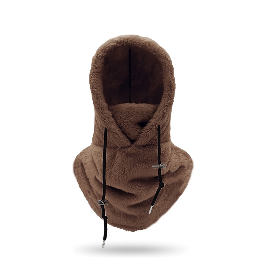 Sherpa Hood Balaclava Polar Fleece Ski Mask Extended Neck Warmer, product photo 8