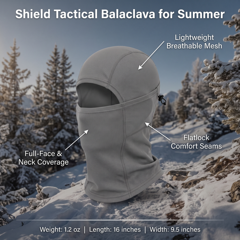 Shield Tactical Balaclava for Summer and Winter – product view 3 | Great Lakes Outdoor