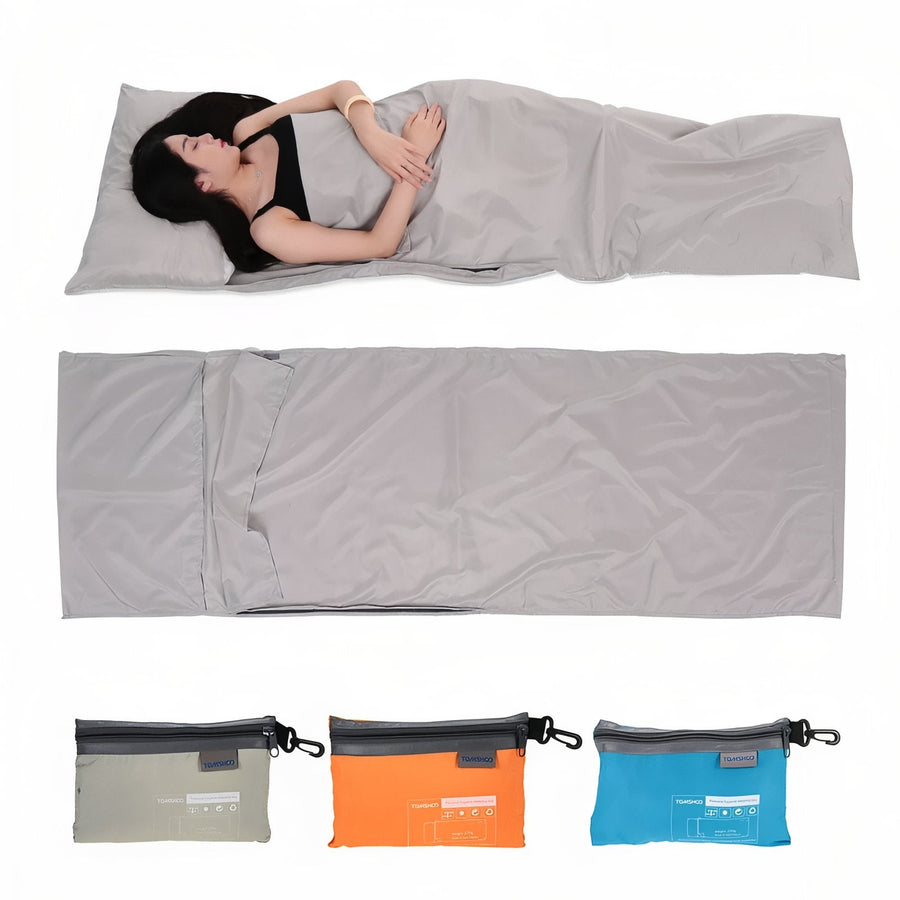 Sleeping Bag Liner Lightweight Breathable Travel Sheet for Camping – product view 6 | Great Lakes Outdoor