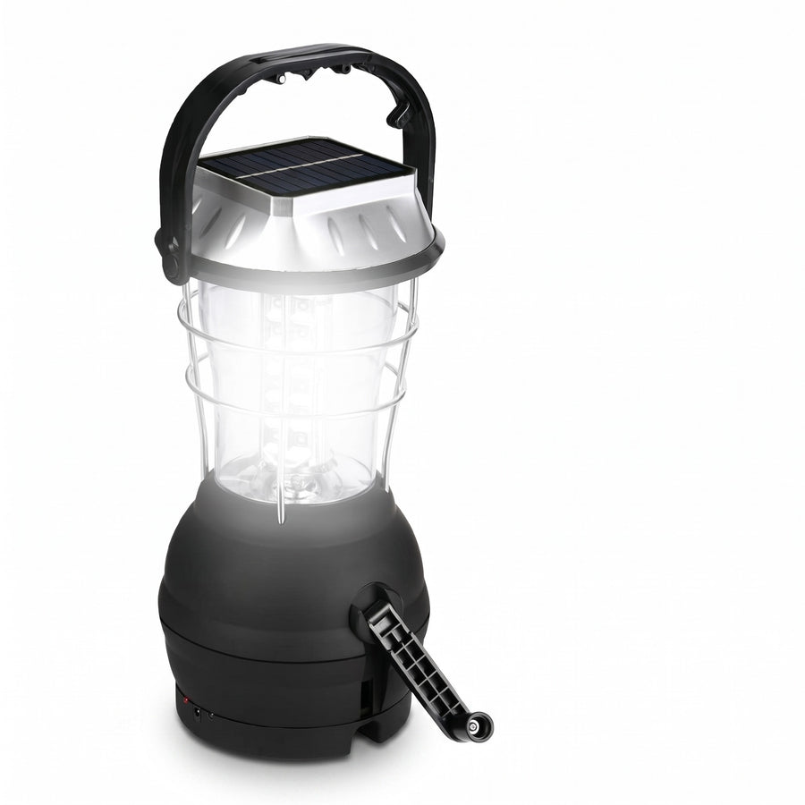 Solar Camping Lantern Hand Crank 36 LED 3 Mode Emergency Light, product photo 1