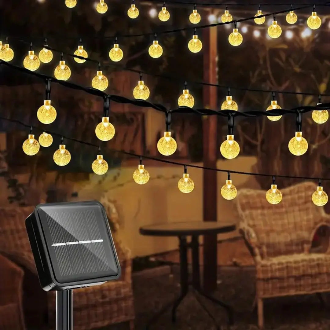 Solar LED String Lights Waterproof Outdoor Garden Camping Lights – product view 1 | Great Lakes Outdoor