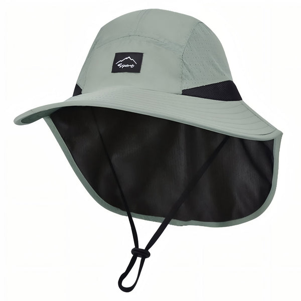 Sun Protection Hiking Hat Lightweight Neck Flap Cap