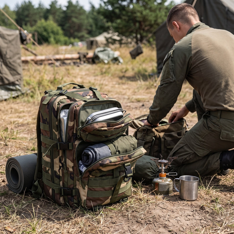 Tactical Backpack 35L MOLLE Military Nylon 5 Pocket Assault Pack, product photo 5