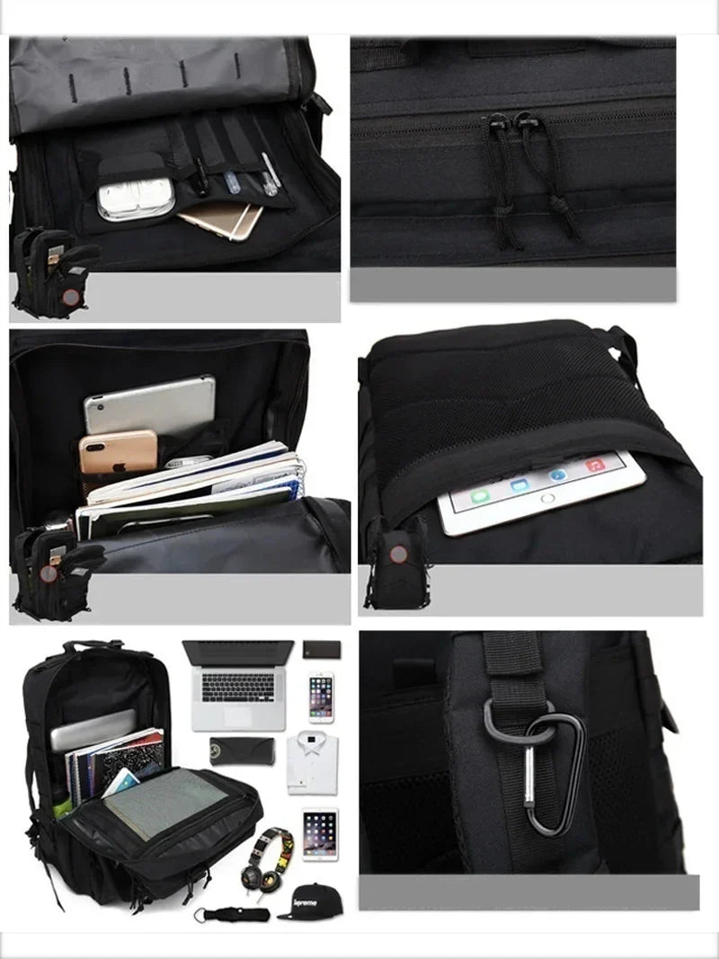 Tactical Backpack Molle System Waterproof Military Outdoor Pack – product view 8 | Great Lakes Outdoor