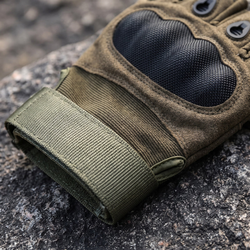 Tactical Fingerless Gloves Knuckle Protection Military Half Finger, product photo 4