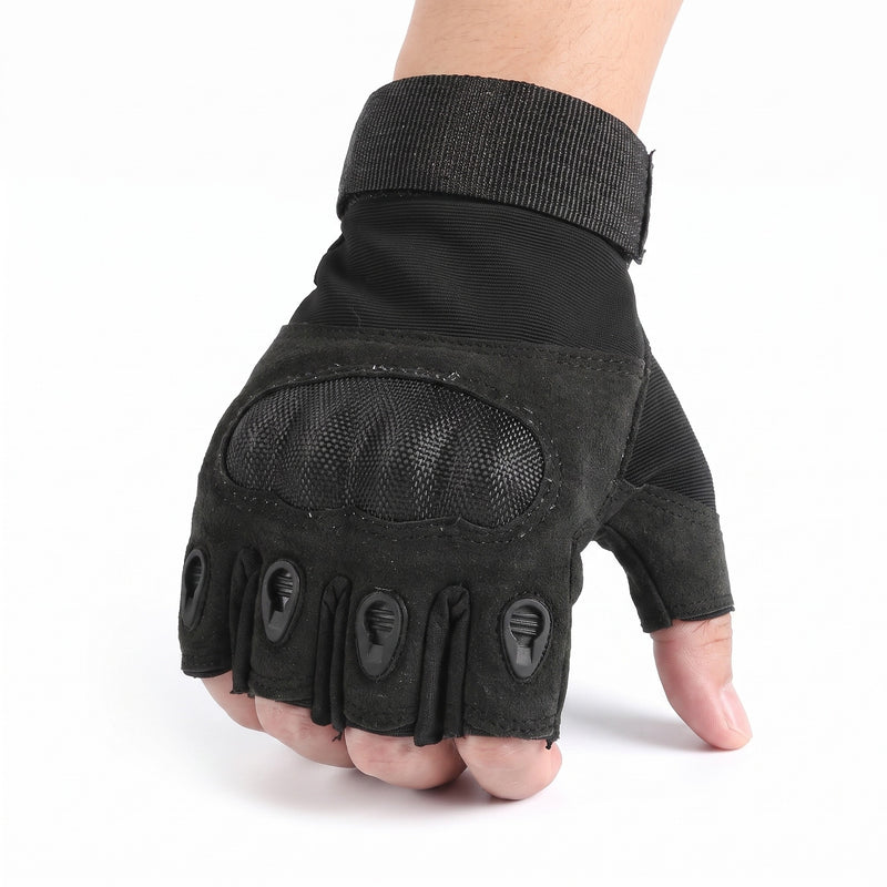 Tactical Fingerless Gloves Knuckle Protection Military Half Finger, product photo 6