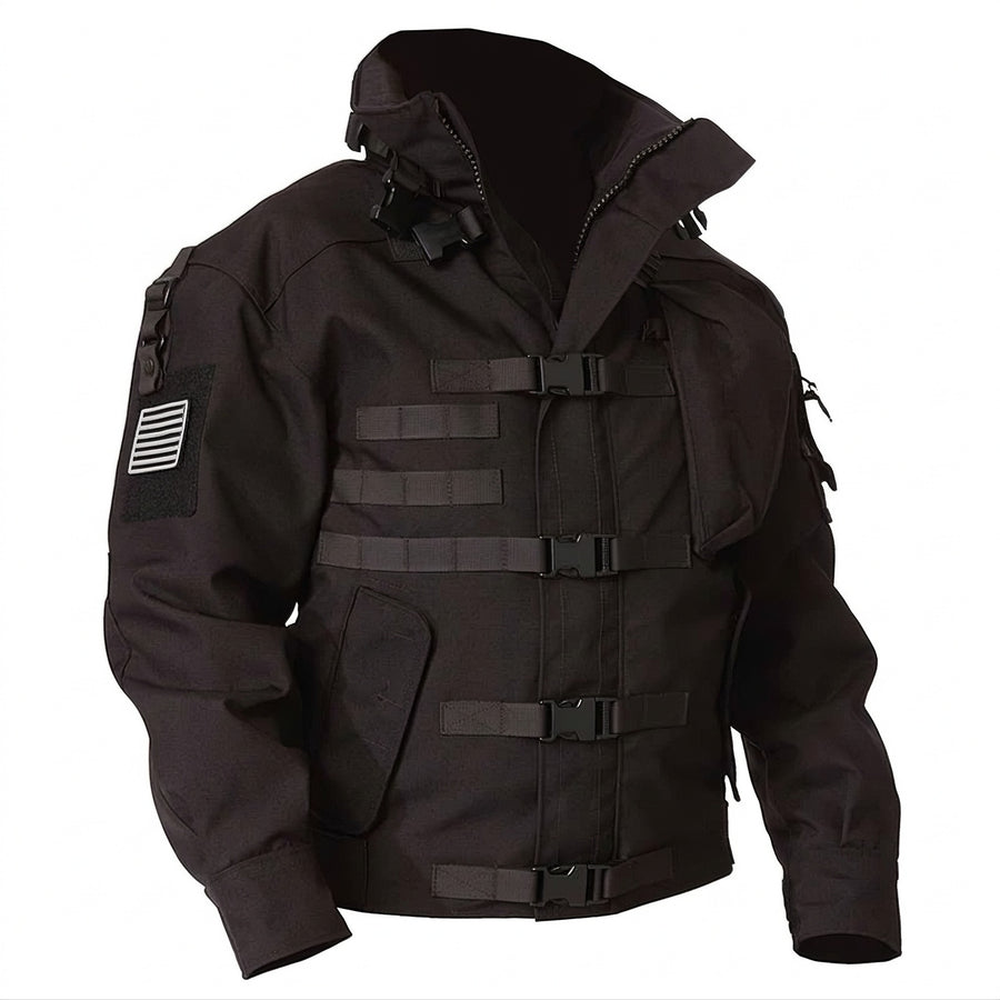 Tactical Jacket Black Thick Abrasion Resistant Military Field Coat, product photo 1