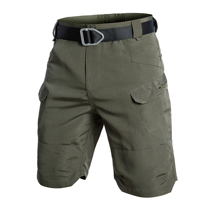 TactixGuard Pro Waterproof Tactical Shorts in Army Green