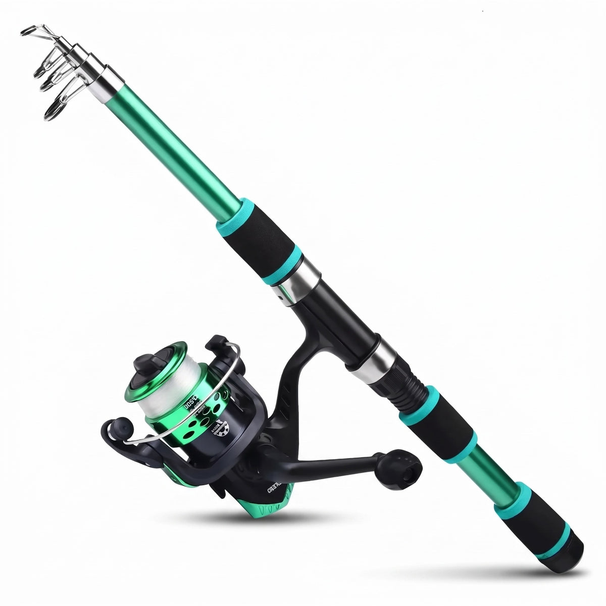 Telescopic Fishing Rod Reel Combo Portable Spinning Tackle Set, product photo 1
