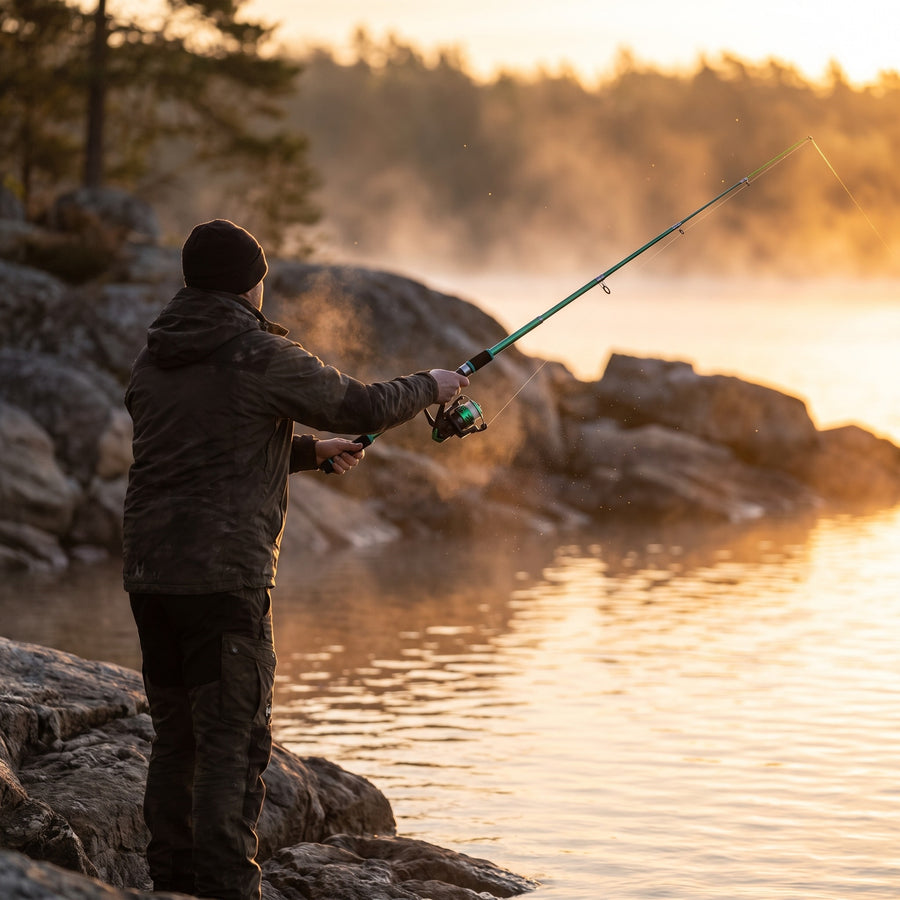 Telescopic Fishing Rod Reel Combo Portable Spinning Tackle Set, product photo 3