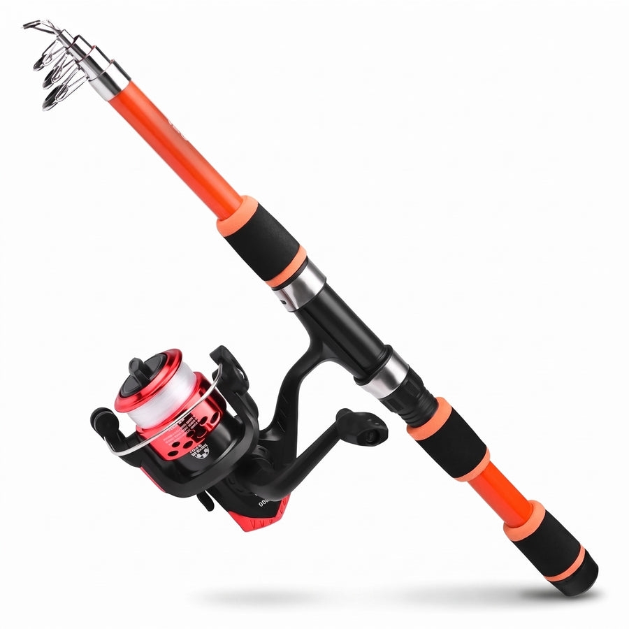 Telescopic Fishing Rod Reel Combo Portable Spinning Tackle Set, product photo 6