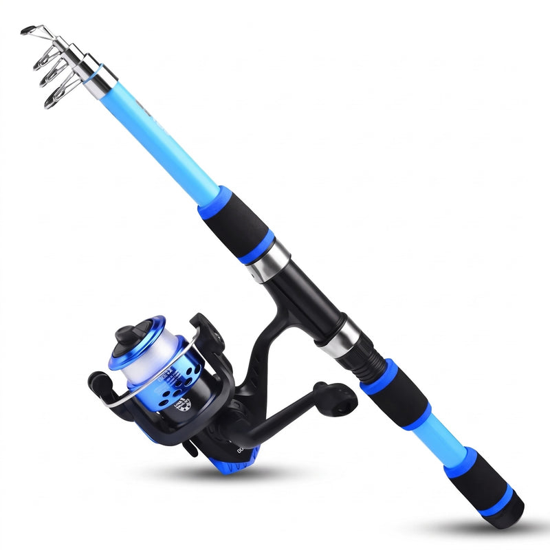Telescopic Fishing Rod Reel Combo Portable Spinning Tackle Set, product photo 7
