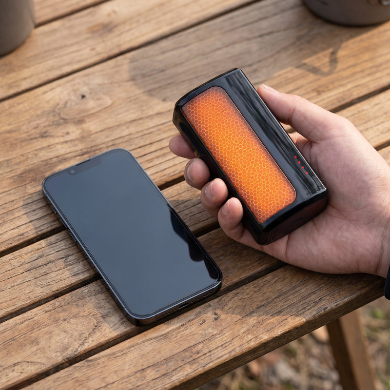 Textured Grip Hand Warmers 2 Pack 6000mAh 3 Heat Levels Pocket Heaters, product photo 6