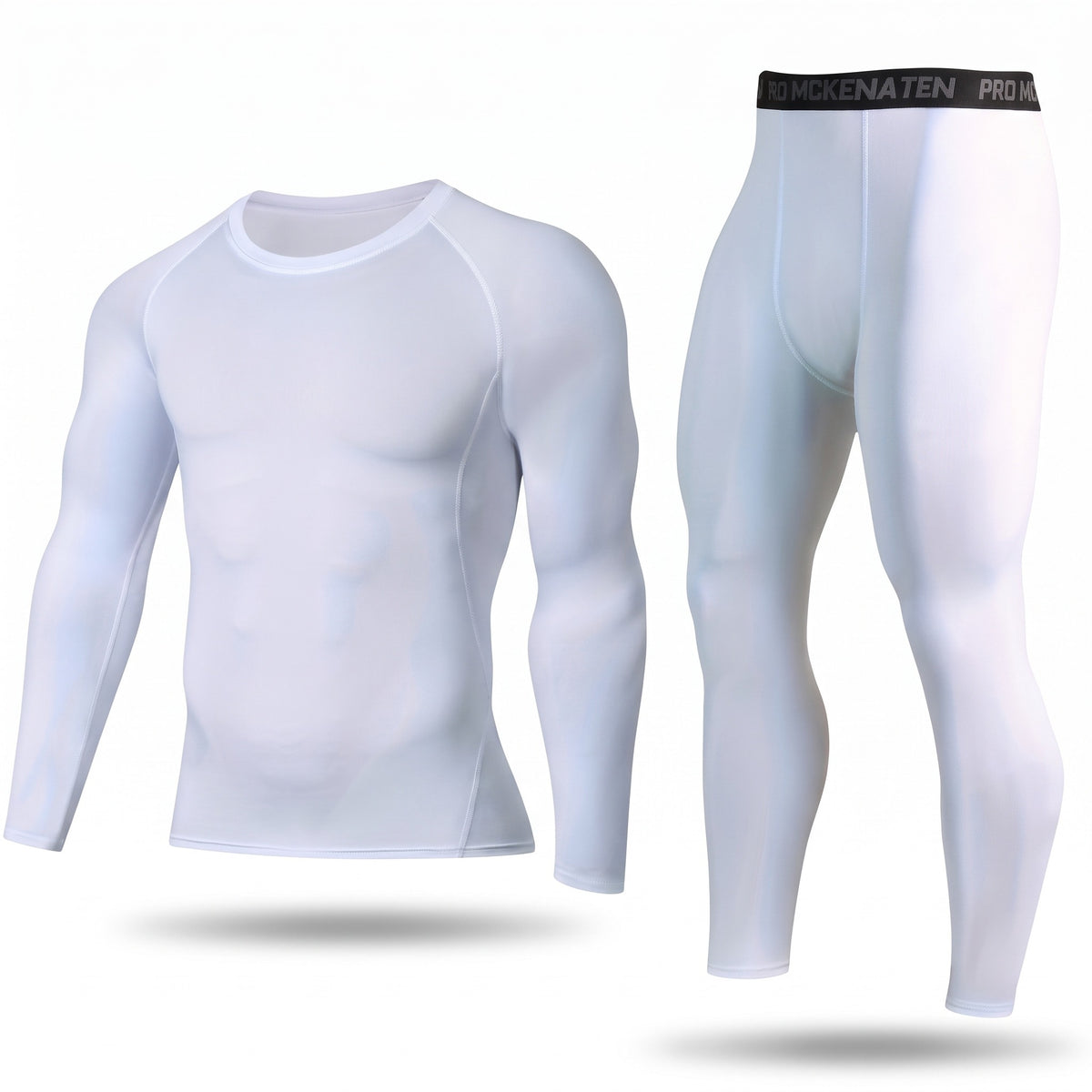 Thermal Base Layer Set 2 Piece Stretch Top Leggings Unisex Underwear, product photo 1