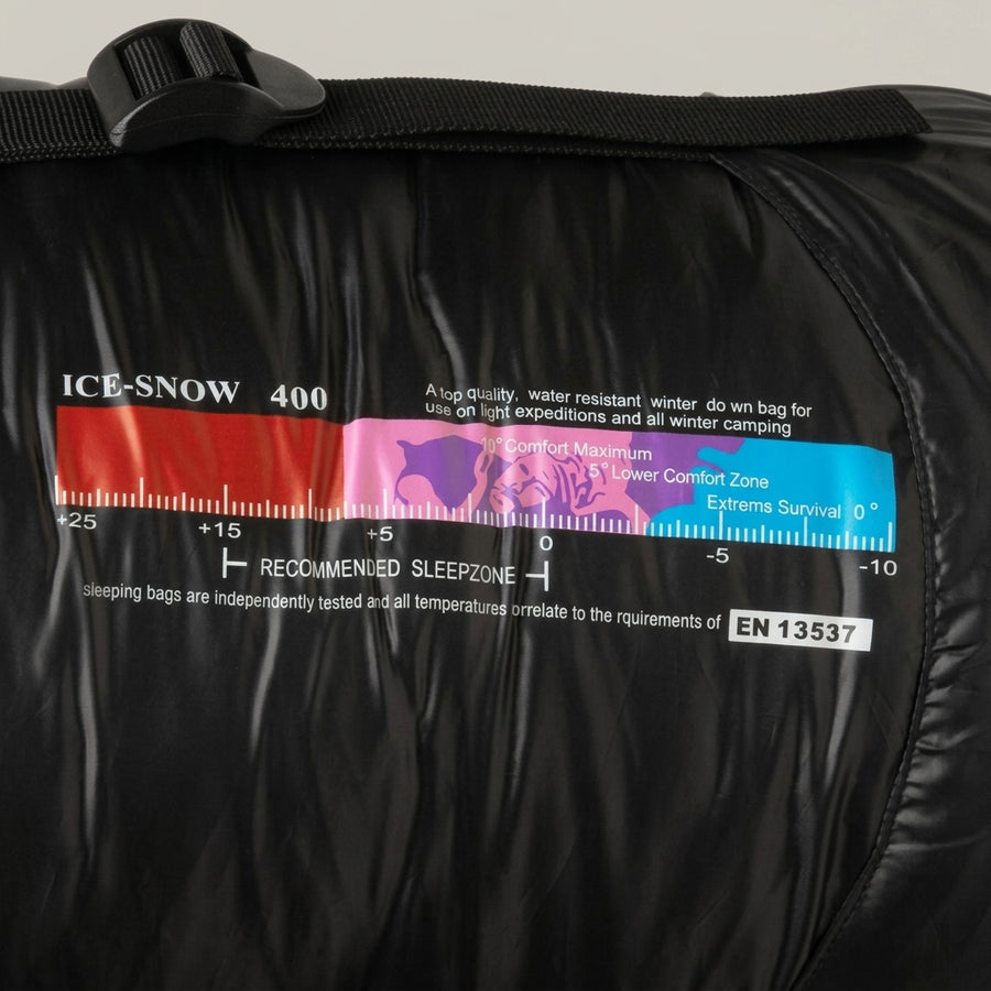 Three-Season Down Sleeping Bag Ultra-Lightweight Mummy Hooded Sack – product view 6 | Great Lakes Outdoor