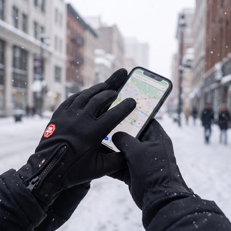 Touchscreen Heated Gloves Plush Lined USB Powered Winter Hand Warmers, product photo 3