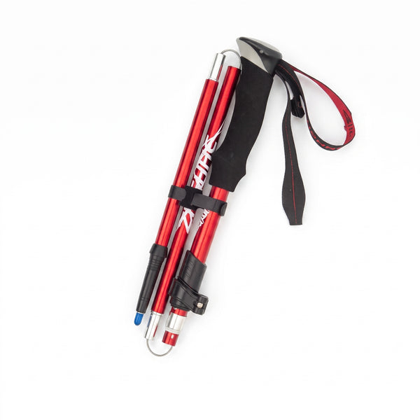 Trekking Poles Foldable Aluminum Shock Absorbing Adjustable Hiking