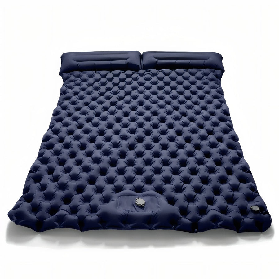 Two-Person Inflatable Sleeping Pad Camping Mat with Built-In Pillows – product view 1 | Great Lakes Outdoor