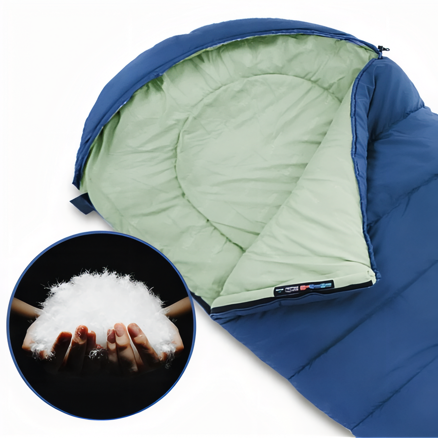 Ultralight 3-Season Mummy Sleeping Bag for Backpacking and Camping – product view 6 | Great Lakes Outdoor
