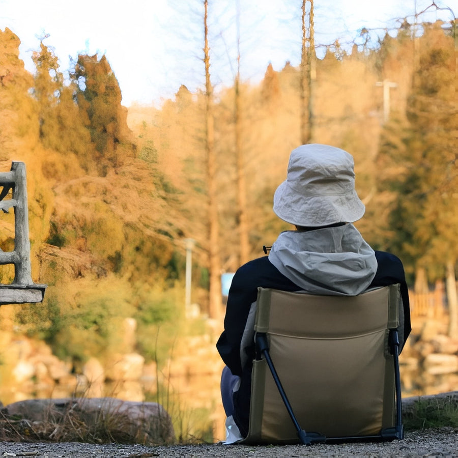 Ultralight Hiking Ground Chair Folding Backpacking Camp Seat – product view 4 | Great Lakes Outdoor