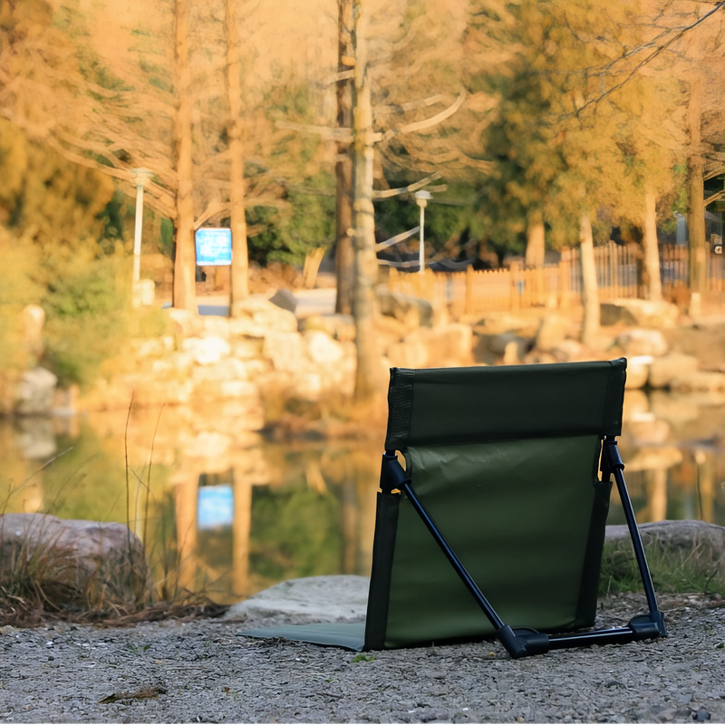 Ultralight Hiking Ground Chair Folding Backpacking Camp Seat – product view 6 | Great Lakes Outdoor