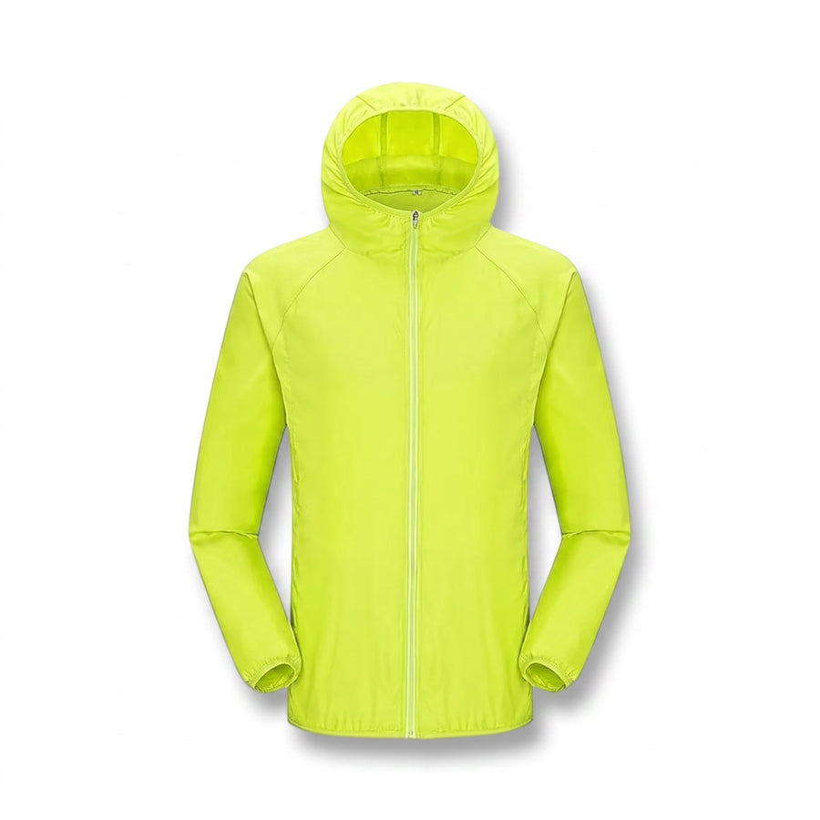 Ultralight Rain Jacket Unisex UPF 40 Hooded Water Repellent Shell, product photo 6