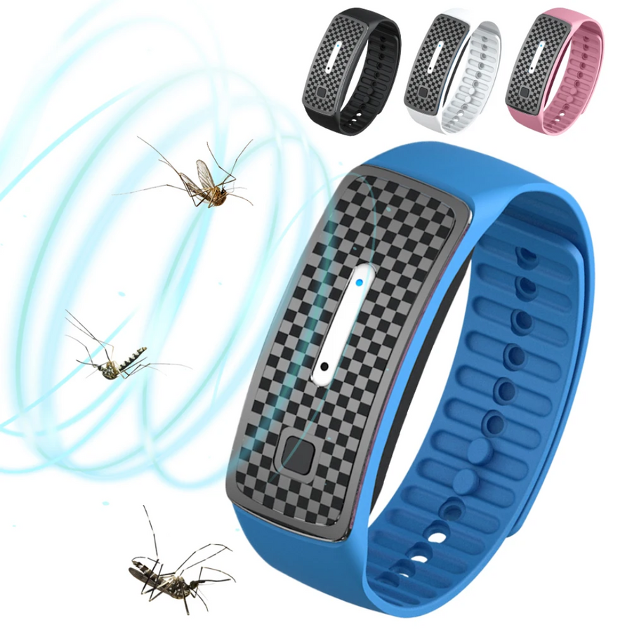 Ultrasonic Mosquito Repellent Bracelet Adjustable Outdoor Wristband – product view 6 | Great Lakes Outdoor