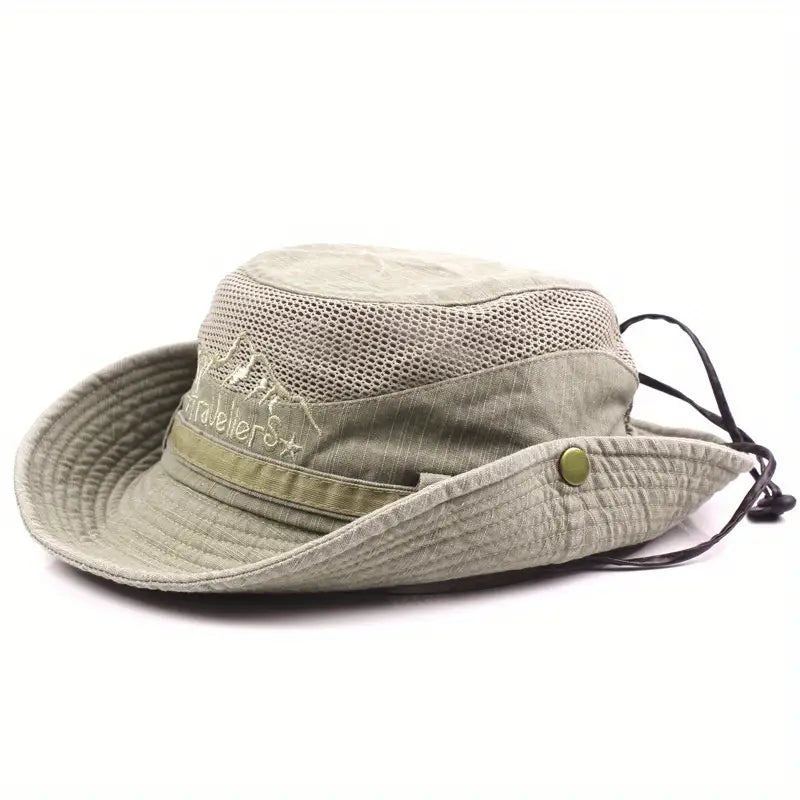 Unisex Adjustable Sun Hat Cotton Lightweight UV Protection – product view 2 | Great Lakes Outdoor
